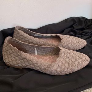 Skechers Memory Foam Tan Flats